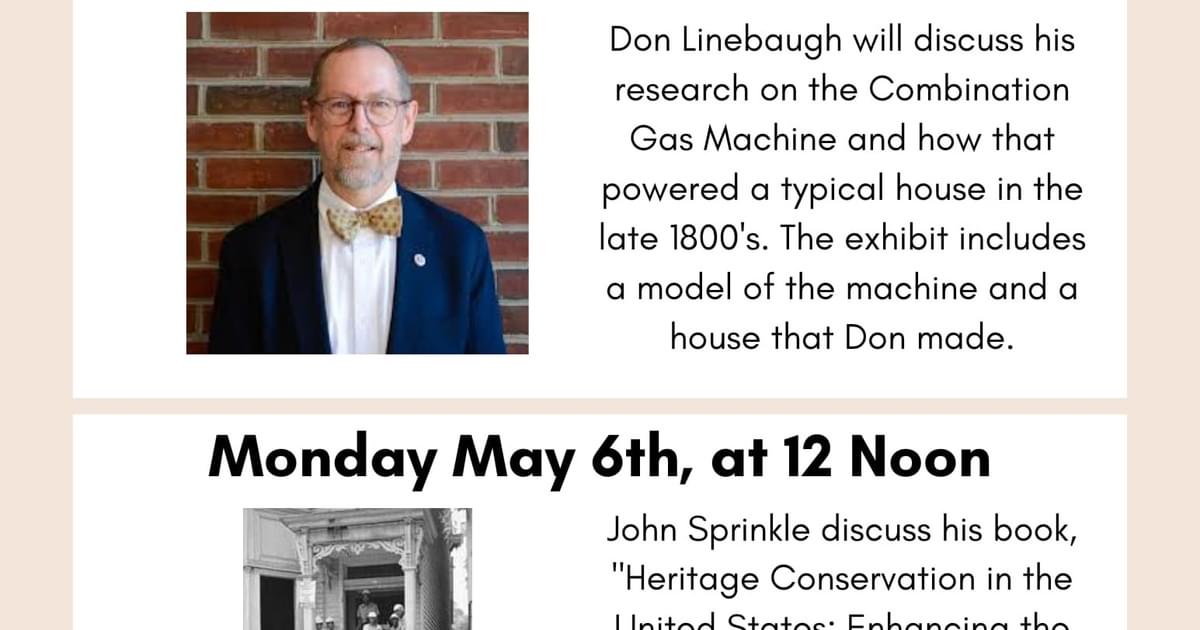 University of Maryland Calendar | Professor Don Linebaugh:…