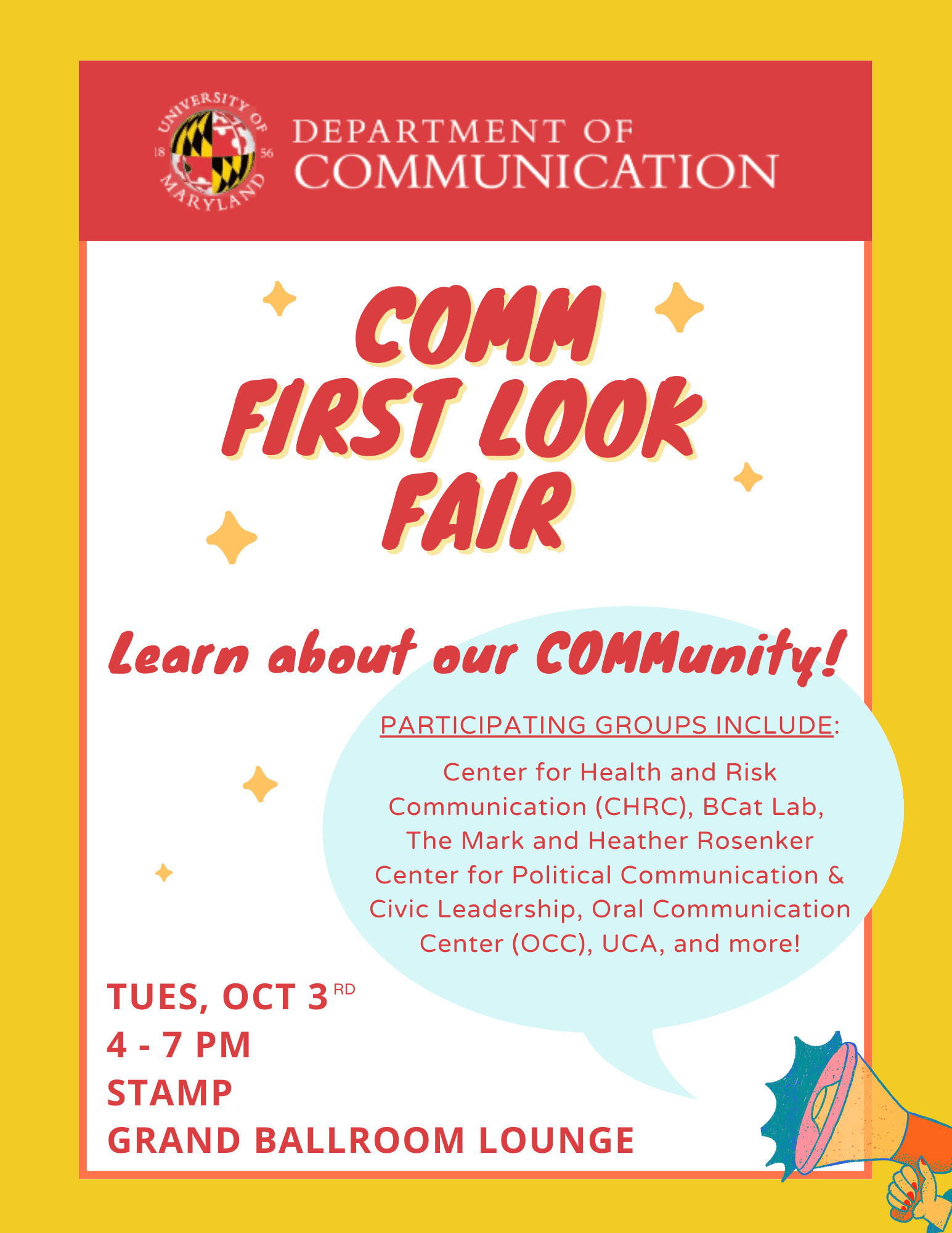 COMM First Look Fair Flyer