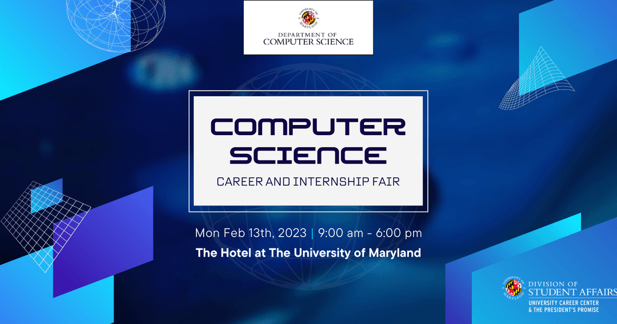 University of Maryland Calendar Computer Science Career