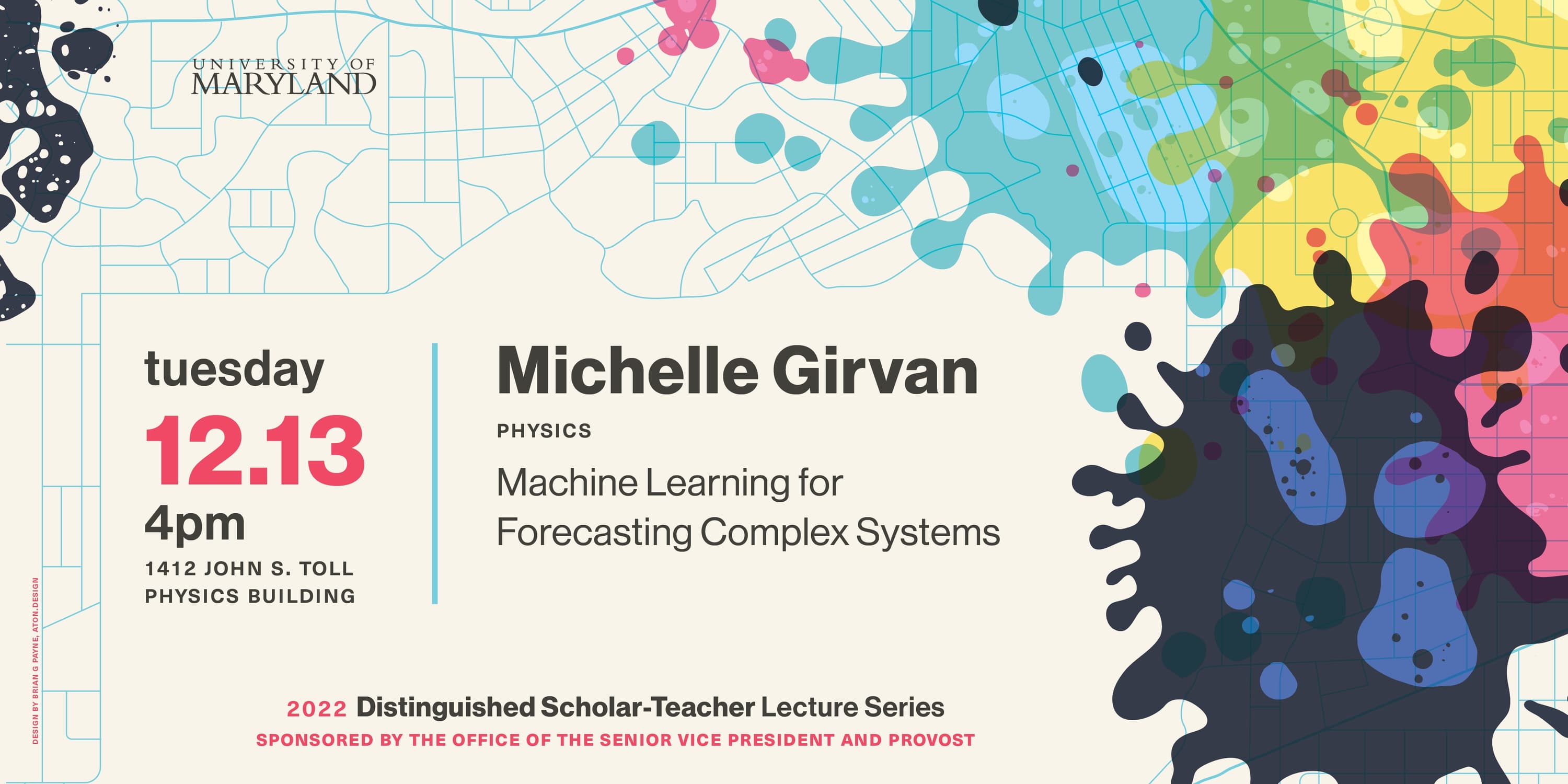 Dr. Michelle Girvan's Distinguished Scholar-Teacher Poster
