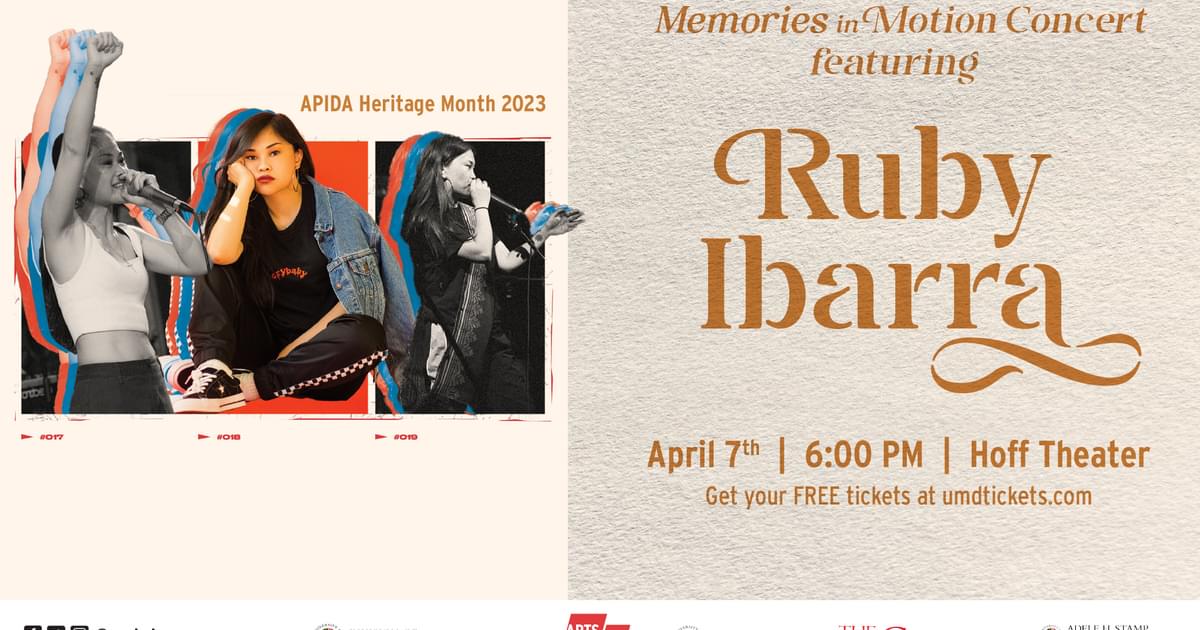University of Maryland Calendar Memories in Motion Concert…
