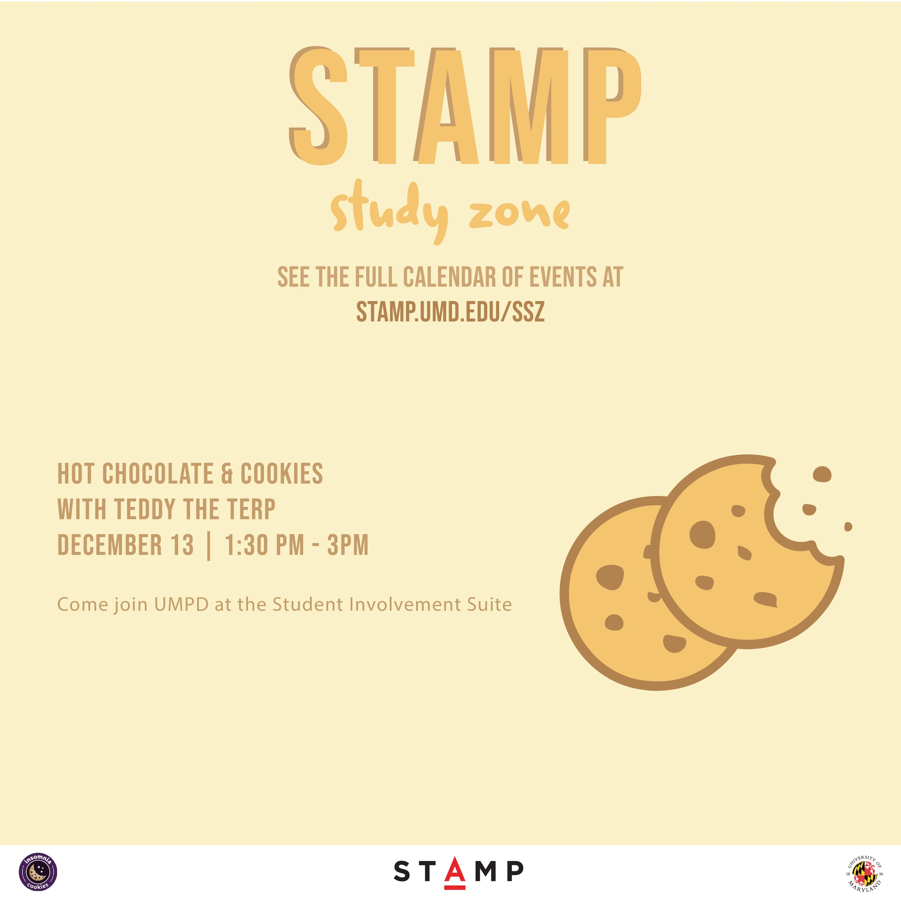 Image for Hot Chocolate & Cookies with Teddy the Terp