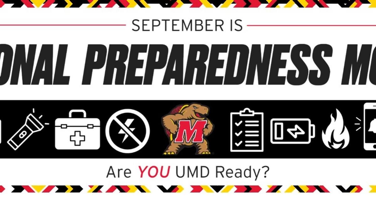 University of Maryland Calendar Be UMD Ready Emergency…