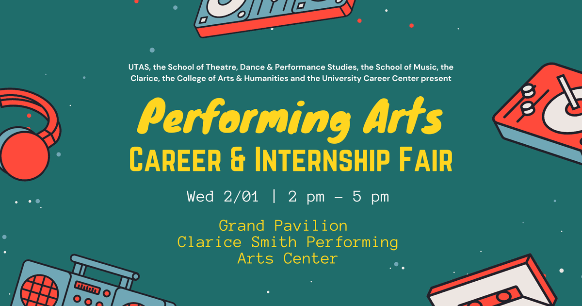 University of Maryland Calendar Performing Arts Career & Internship…