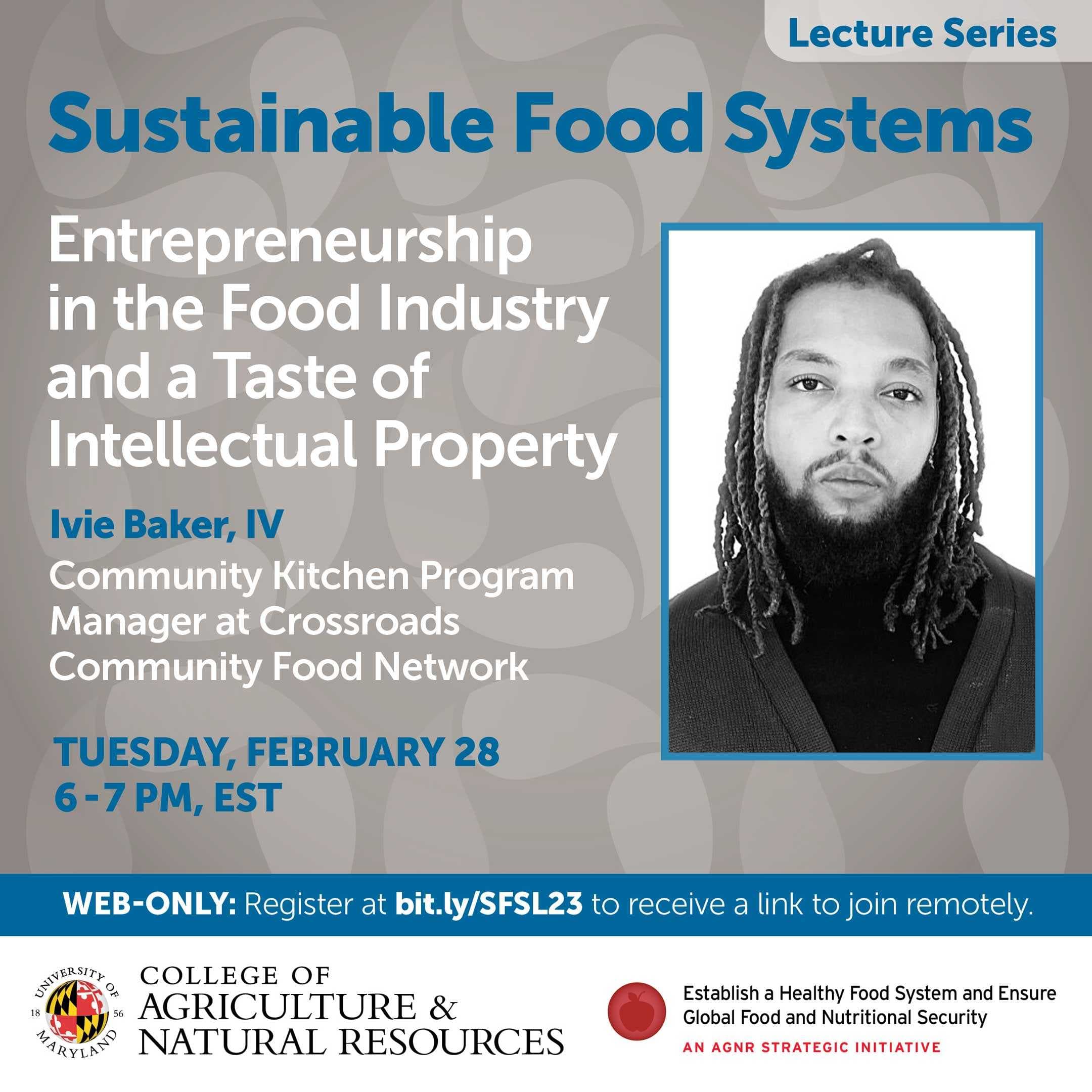 Sustainable Food Systems Lectures Series graphic