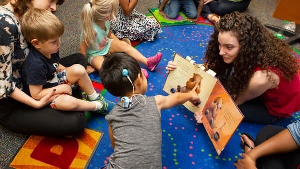 The Maryland Cochlear Implant Center of Excellence, an MPower initiative, summer camp for preschoolers with or getting cochlear implants. UMD students in speech-language pathology and audiology work with the children ages 3 to 6 to enhance language, literacy and social skills.