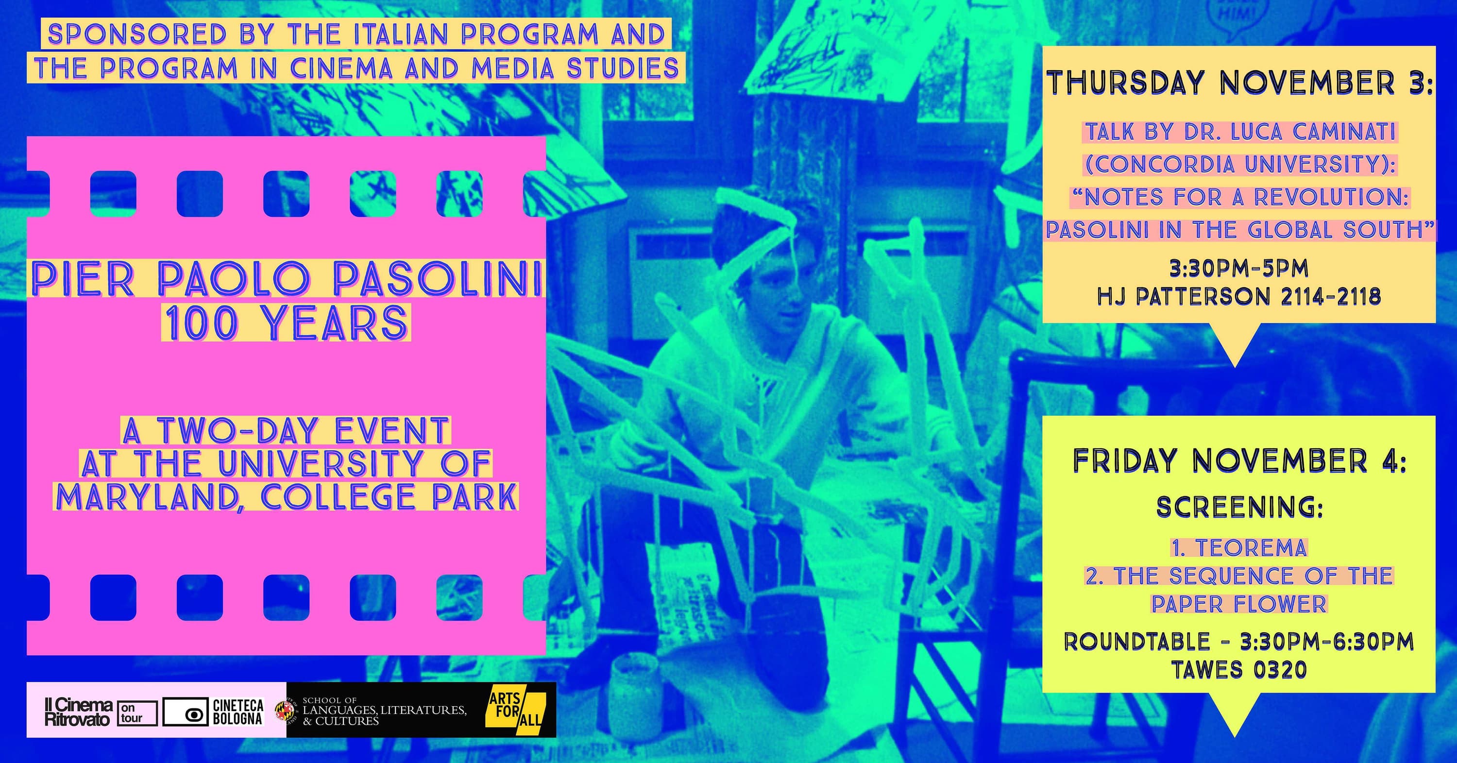 Pasolini 100 years - Cinema Ritrovato on TOUR