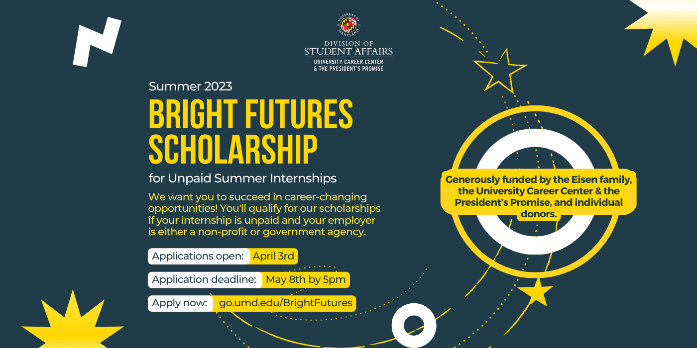 A promotional image for the Bright Futures Scholarship.