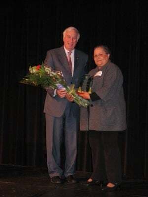 Elsa Barkley Brown, the 2010 award winner for outstanding woman of color.