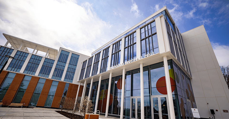 exterior of Thurgood Marshall Hall