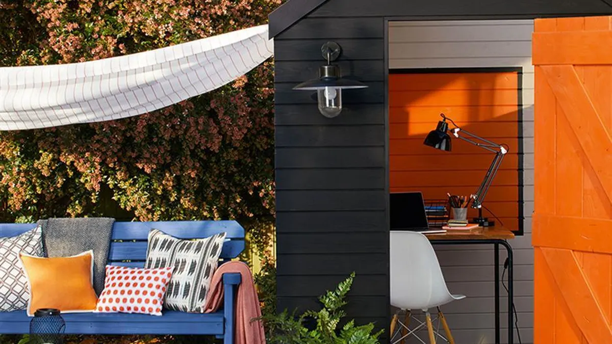 Interior shed painting idea 2