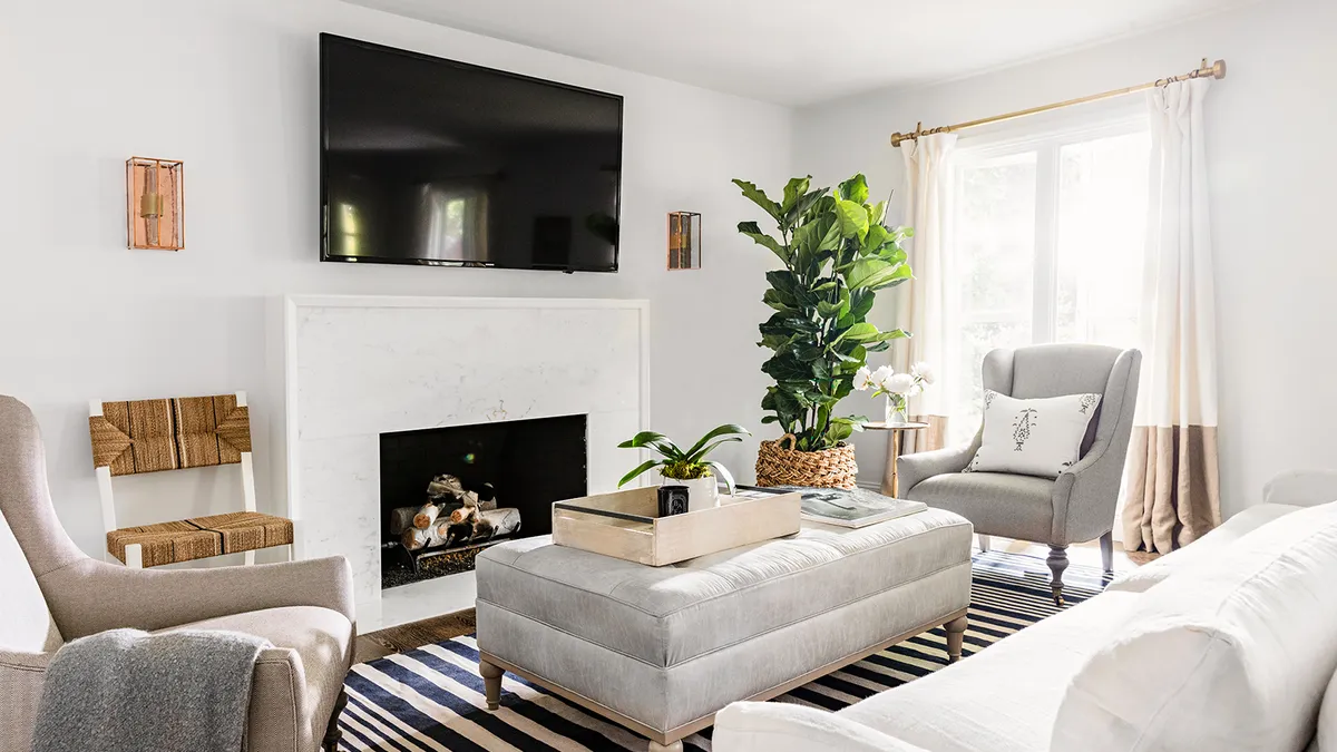 White emulsion painted wall