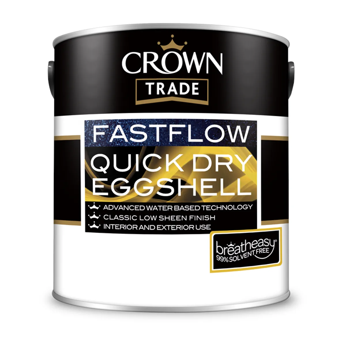 Crown Trade Acrylic Eggshell Tinted Colour Paint