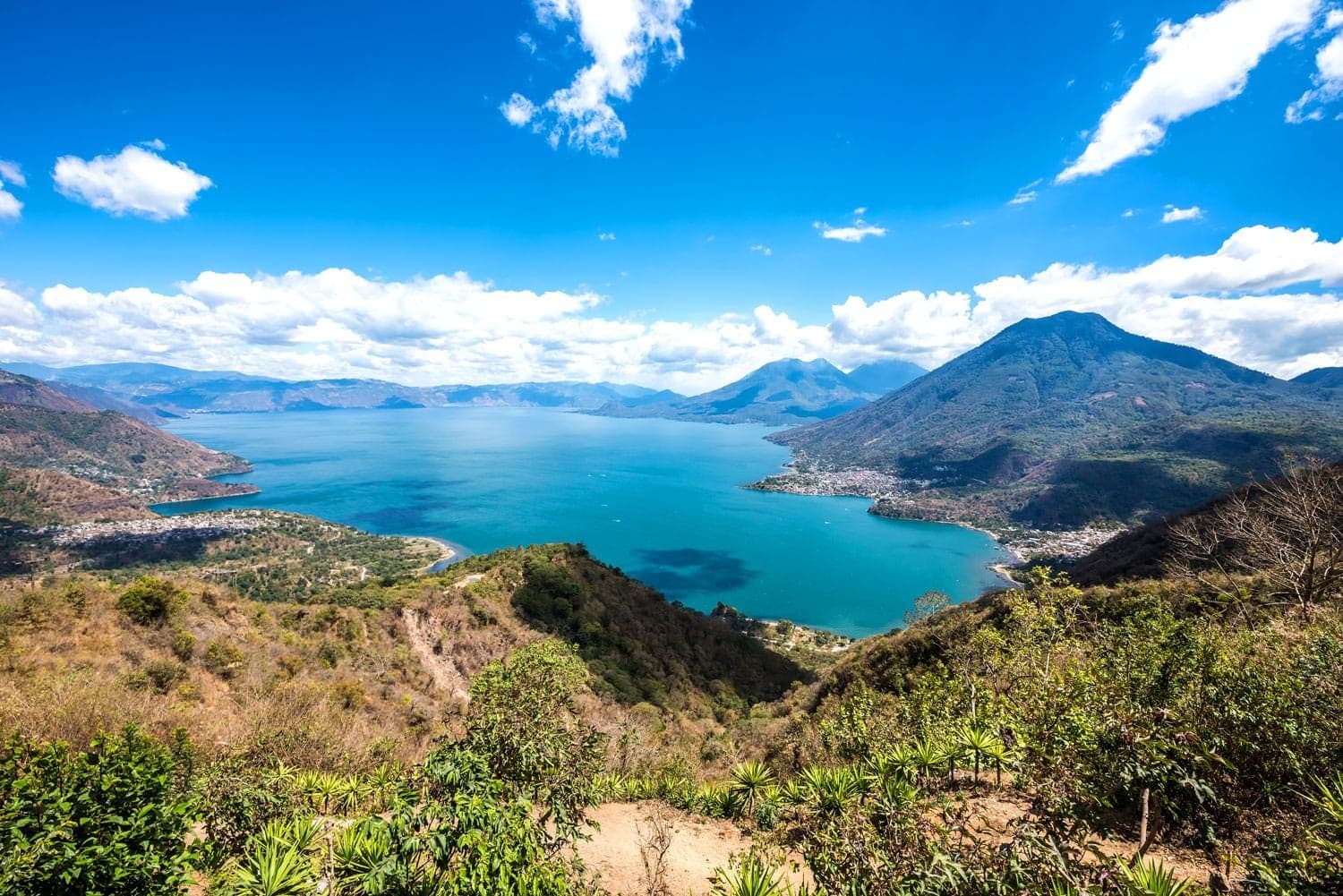 Lake Atitlan Aerial View
