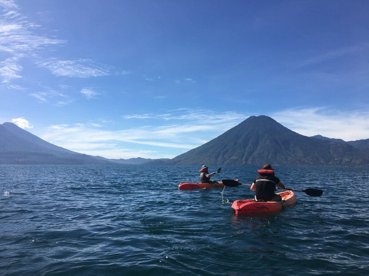 Lake Atitlan Kayak volcanoes