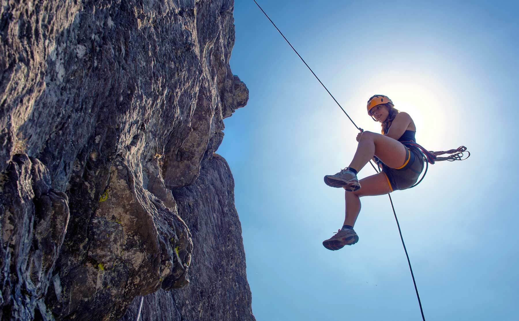 Rock climbing