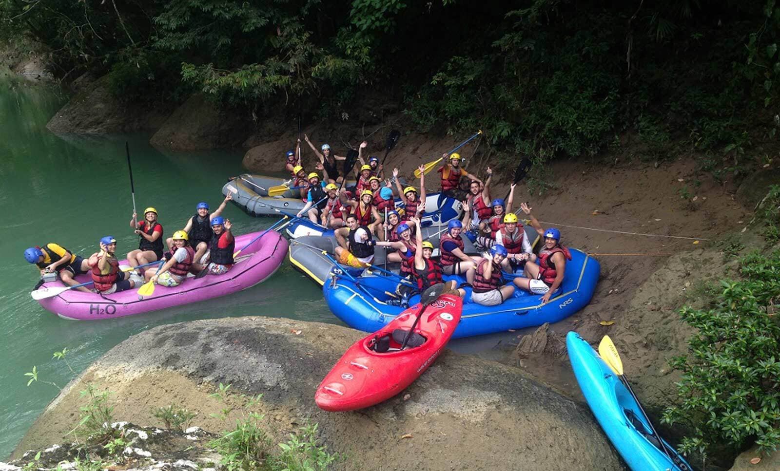 Whitewater rafting