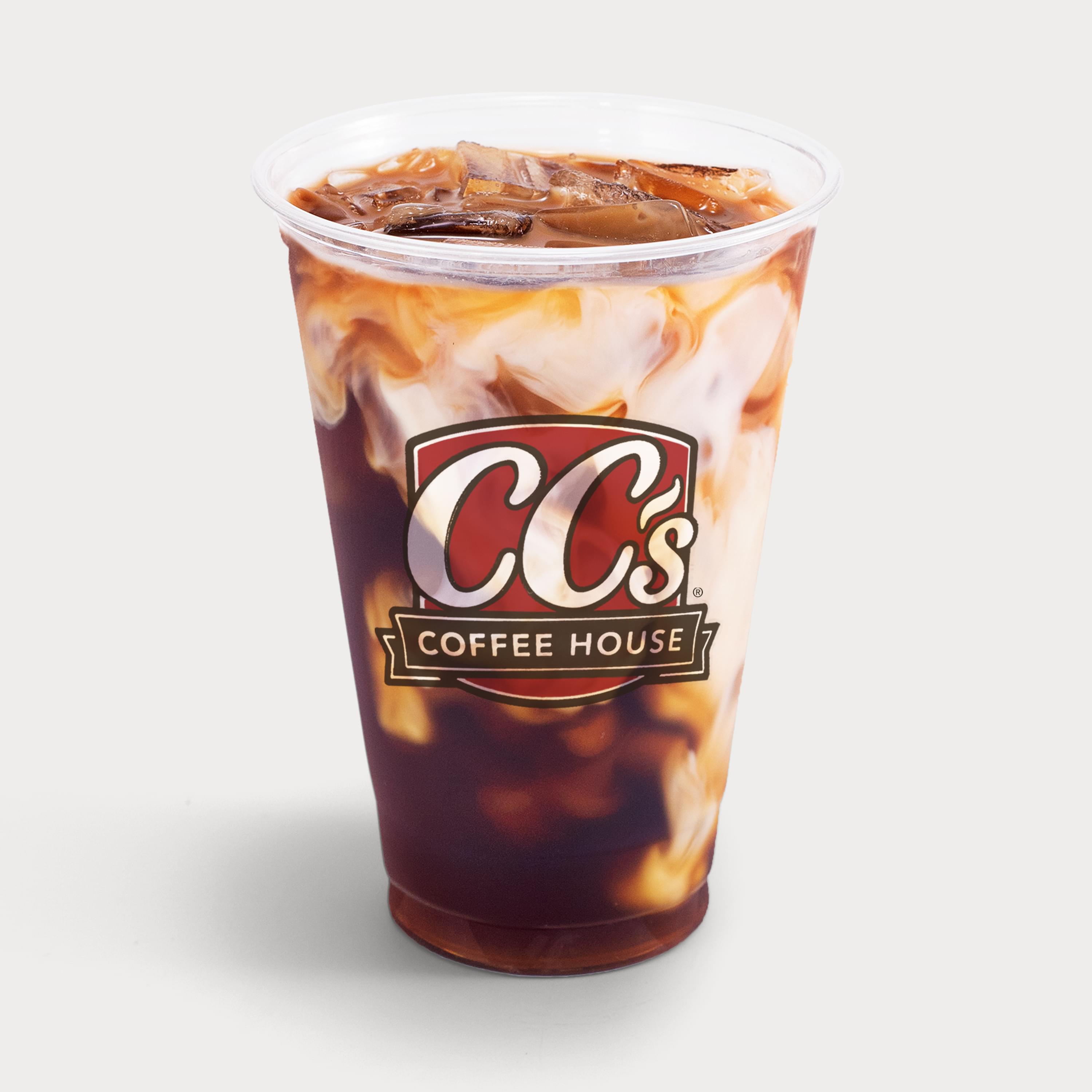A cup of CC's cold brew coffee
