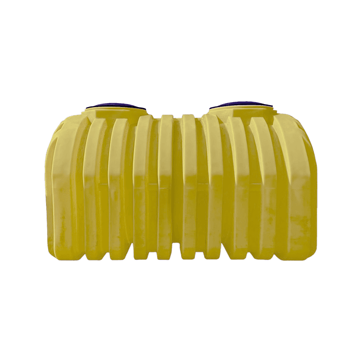 1000 Gallon Two Compartment Septic Tank - Yellow [87-41720]