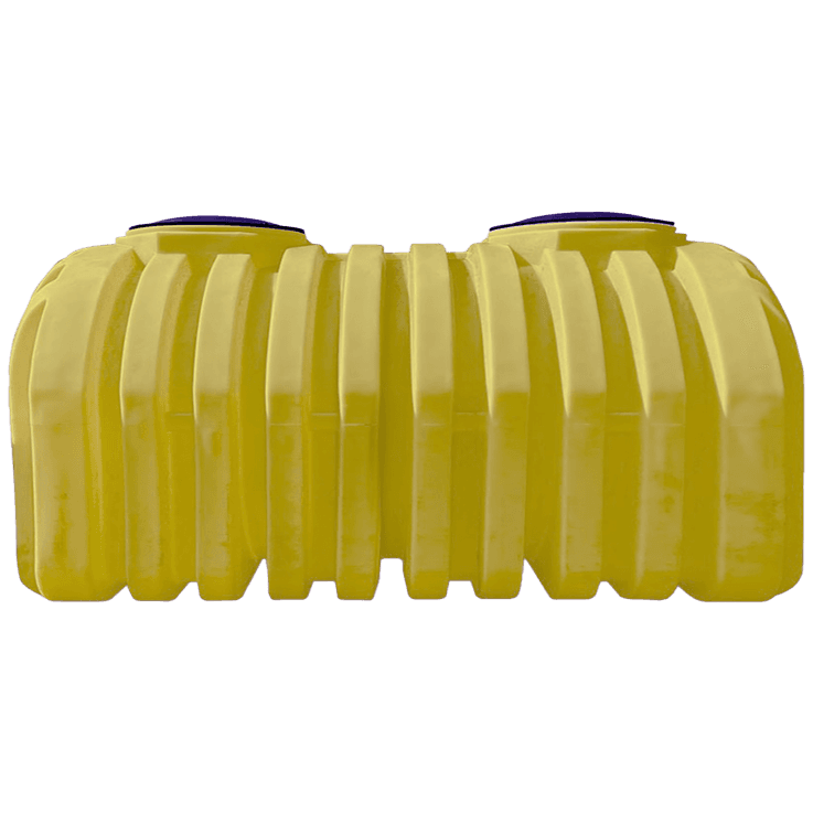 1,500 Gallon Two Compartment Septic Tank - Yellow [87-41760]
