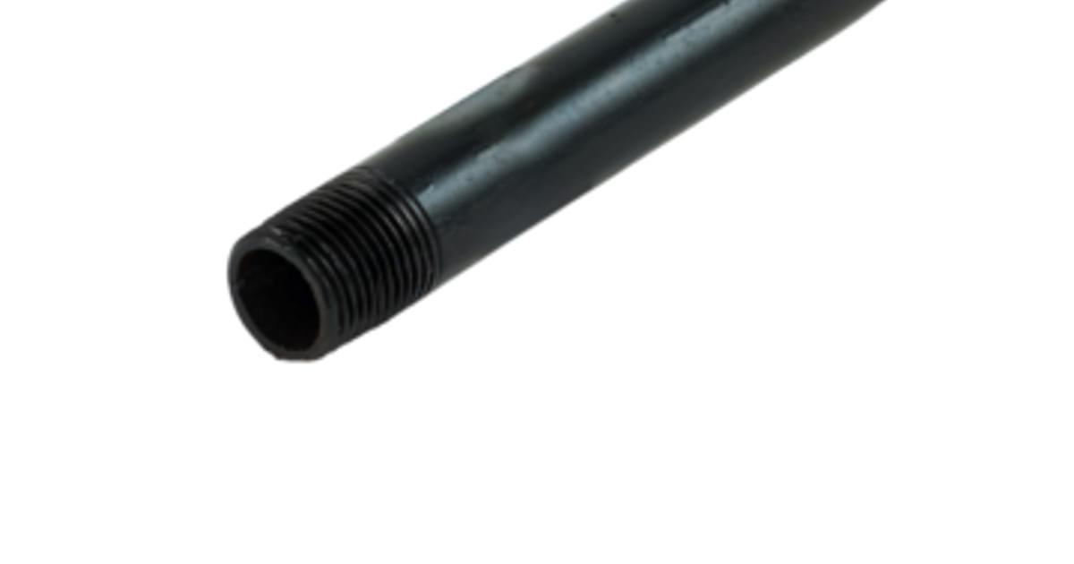 Valencia Pipe Company | 3/4 in. x 24 in. Black Steel Schedule 40 Cut…