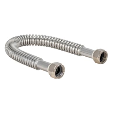 1. FIP x 1. FIP x 2 ft. Stainless Steel Corrugated Water Connector
