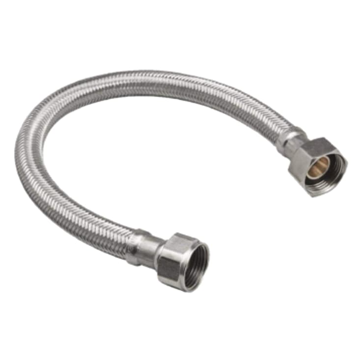 3/4. FIP x 3/4. FIP x 15. Braided Stainless Steel Water Heater Connector