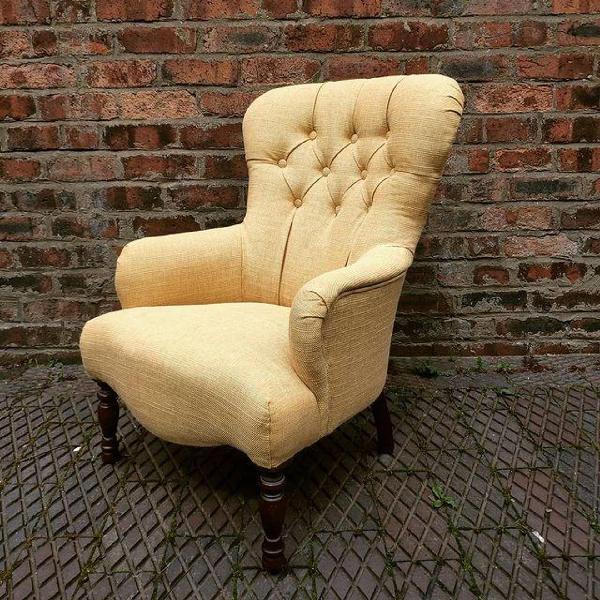 Yellow Armchair Upholstery