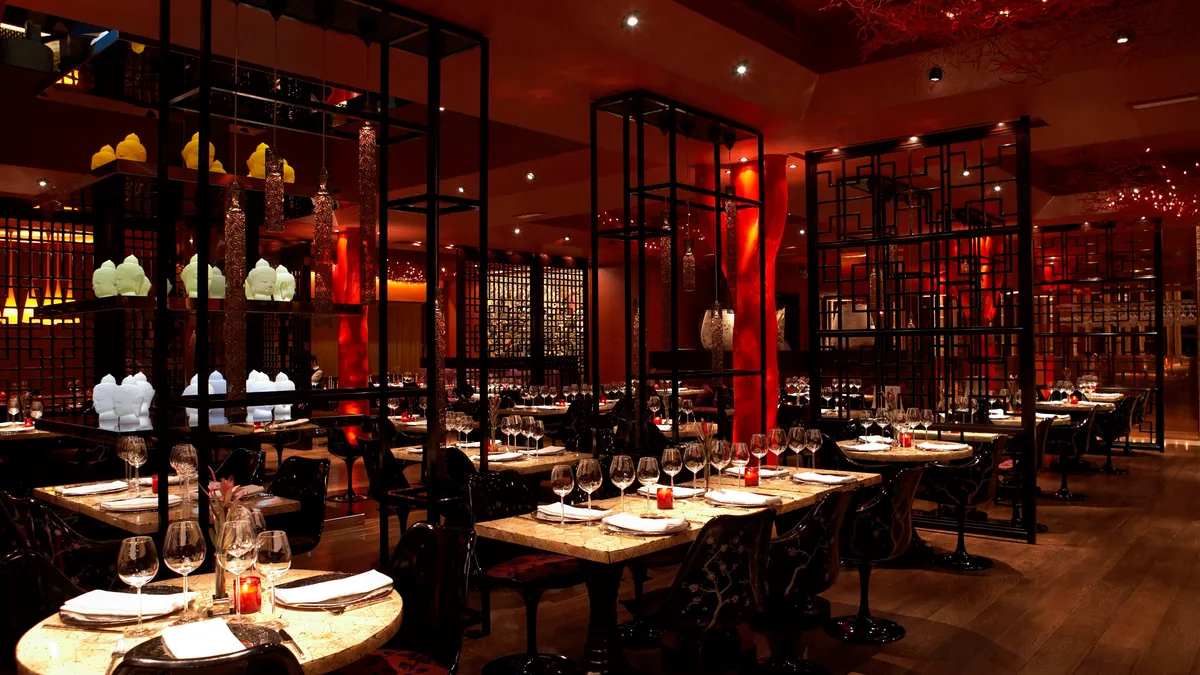 Vermillion Restaurant Tables