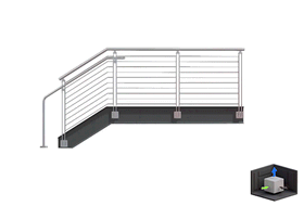 BLADE Stainless Steel Multiline Railing System | VIVA… | VIVA Railings