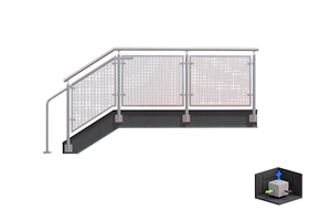Perf Railing Patterns CIRCA Perf Railing System | VIVA Railings | VIVA Railings