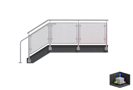 CUBE™ Perforated Metal Railing System | Viva Railings