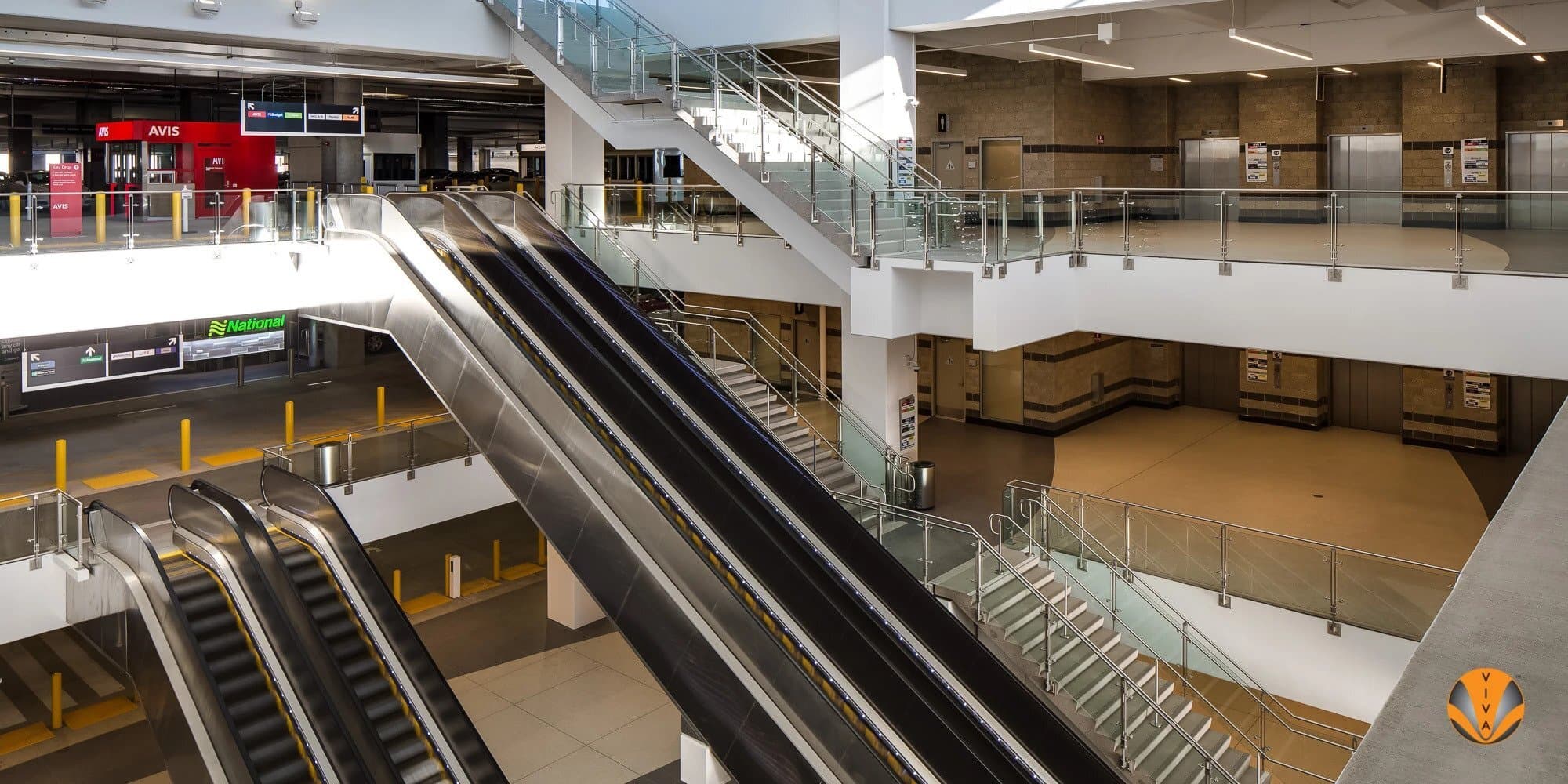 Top Airport Railings & Handrail System Options | VIVA Railings