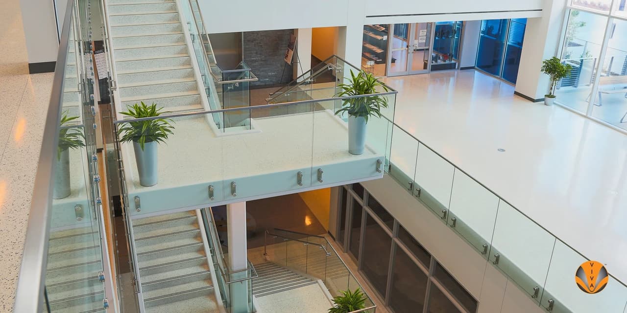 Top Airport Railings & Handrail System Options | VIVA Railings