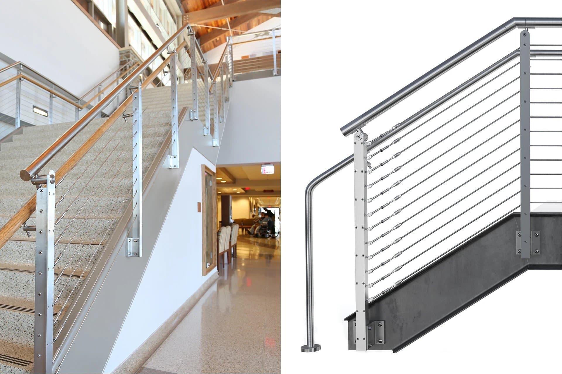TEE™ Cable Metal Railing System
