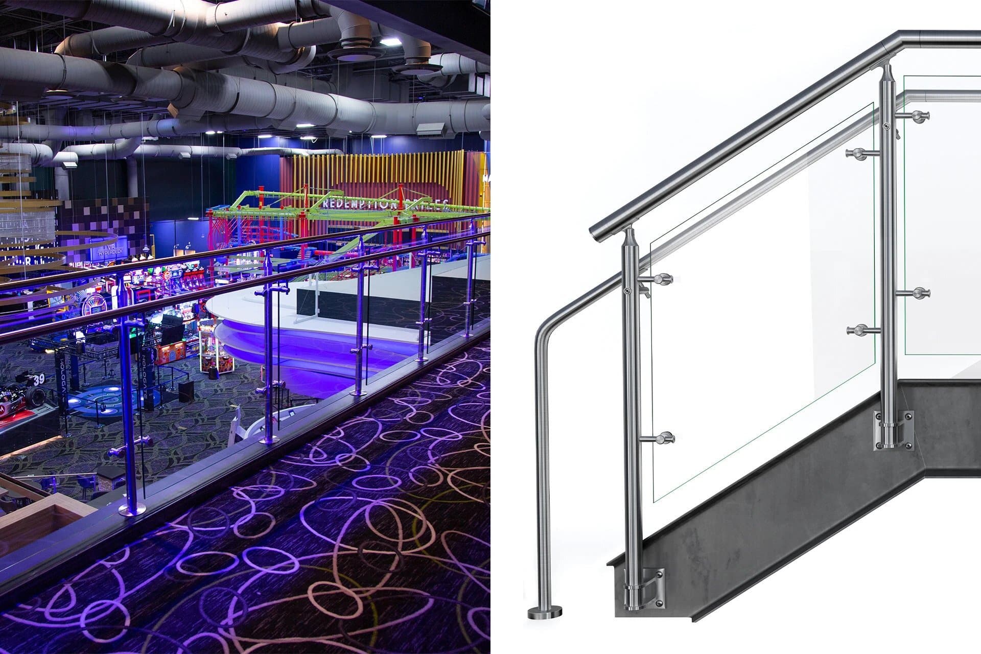 SHOE™ Commercial Glass Railing System