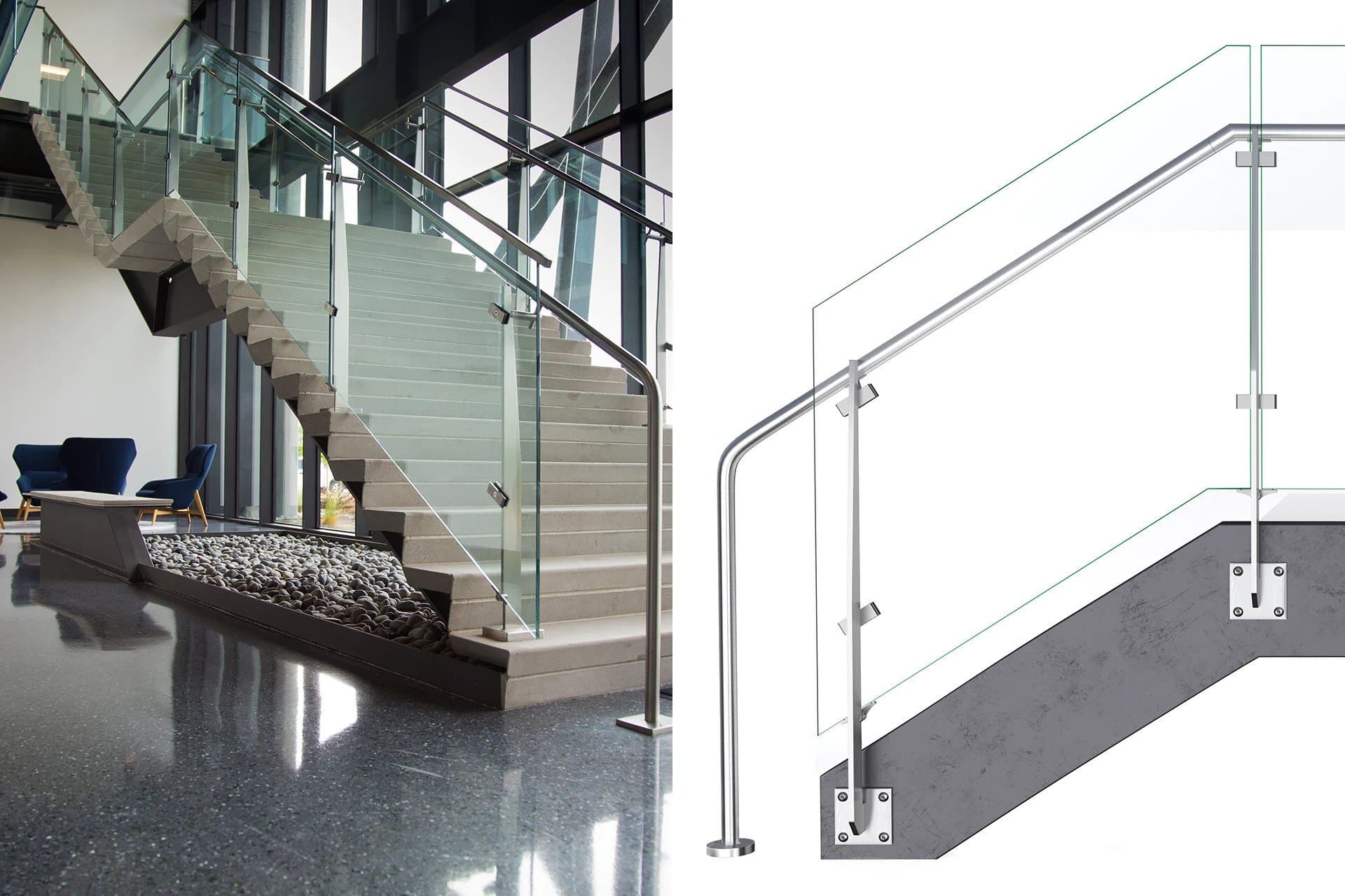 Glass Balcony Railing Systems 06