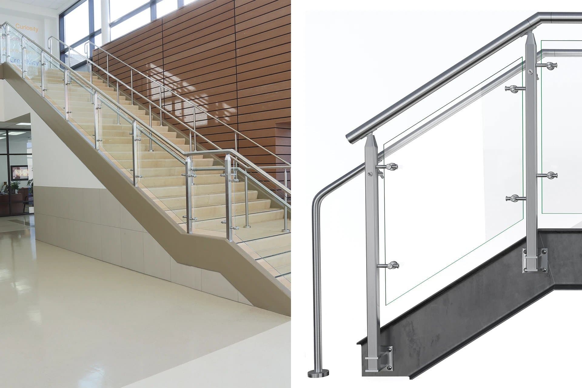 Commercial handrail height