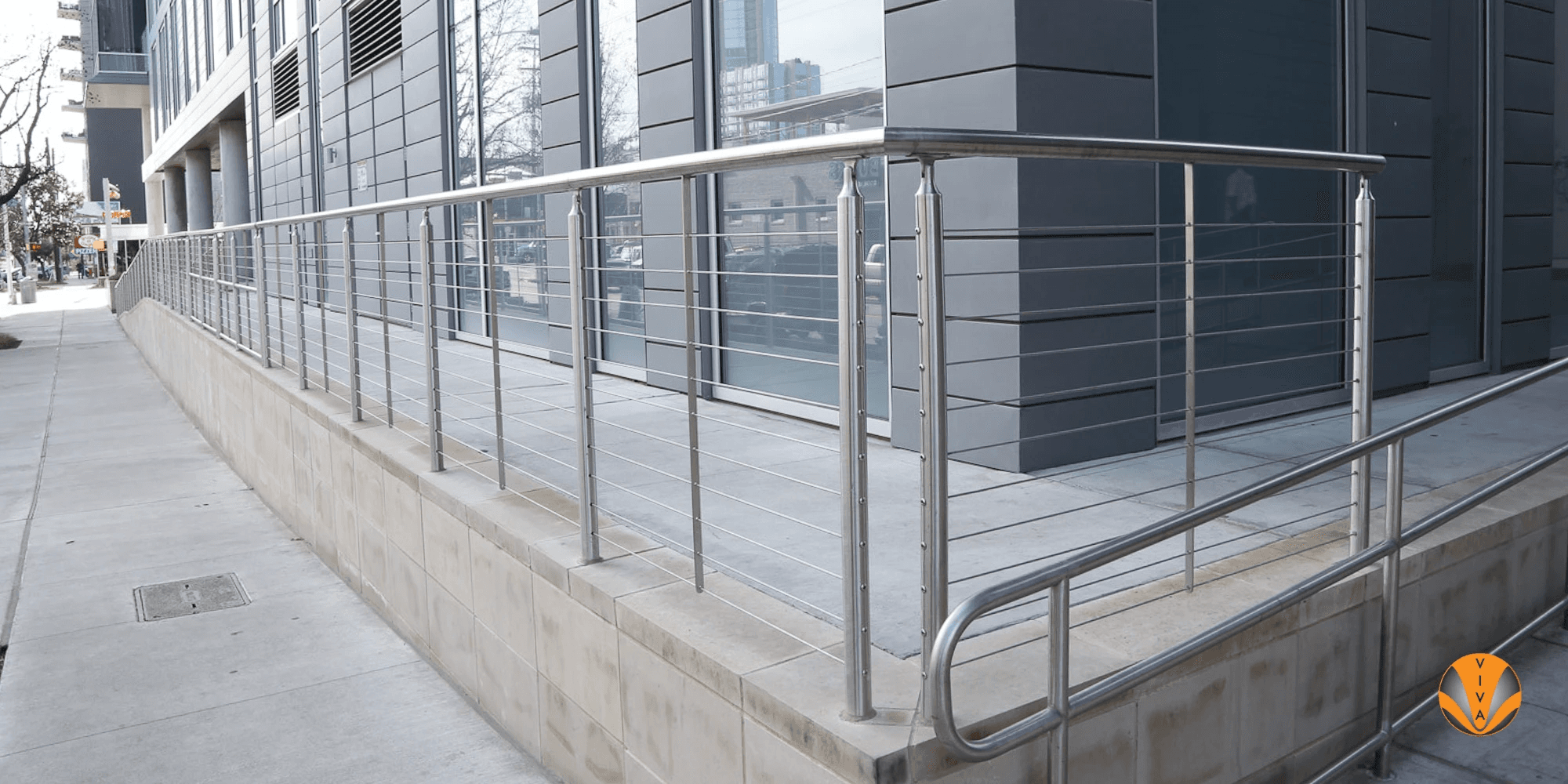Cable Stair Railing Outdoor as Guard