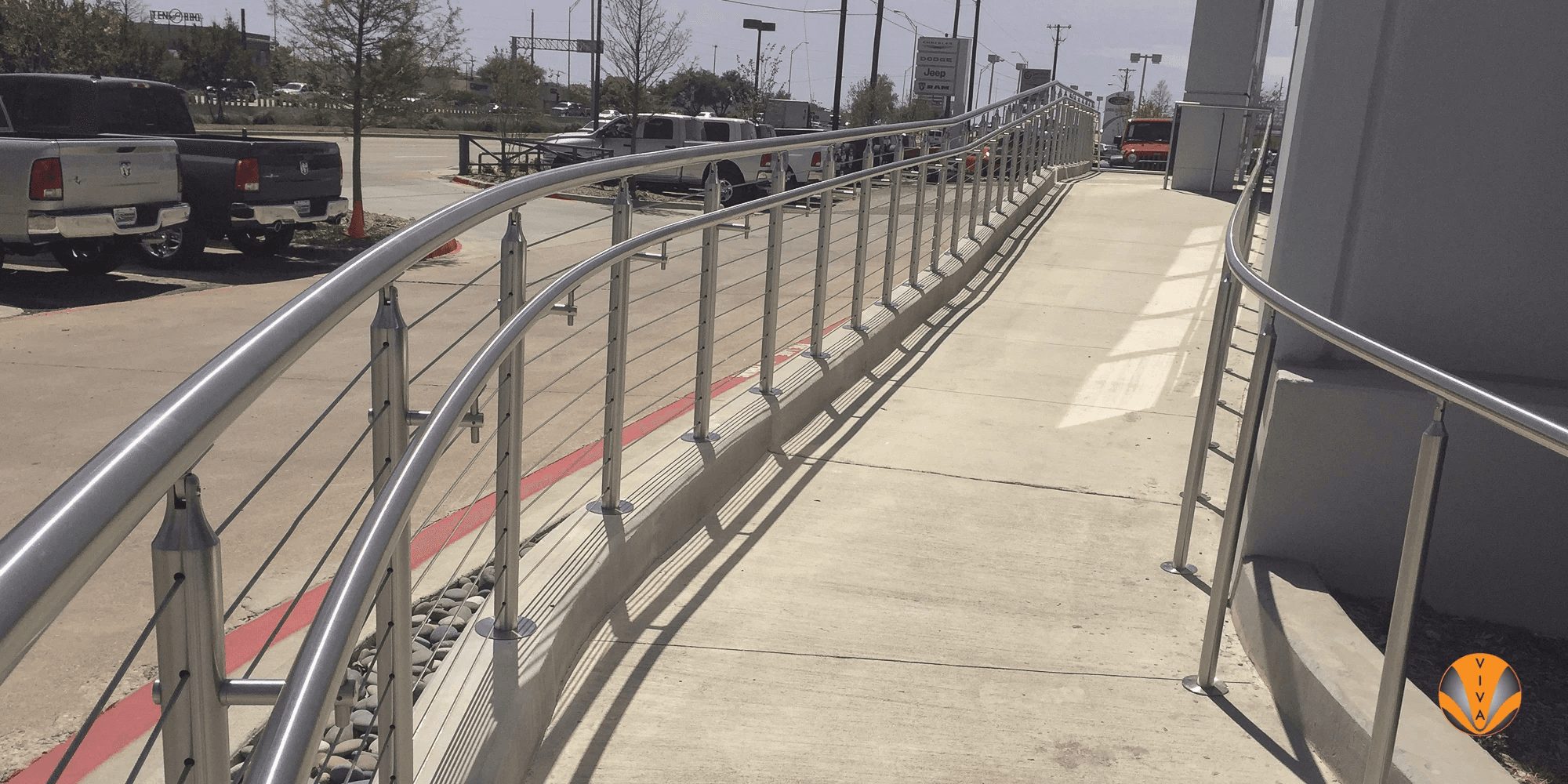 Incorporated Handrails for Safety