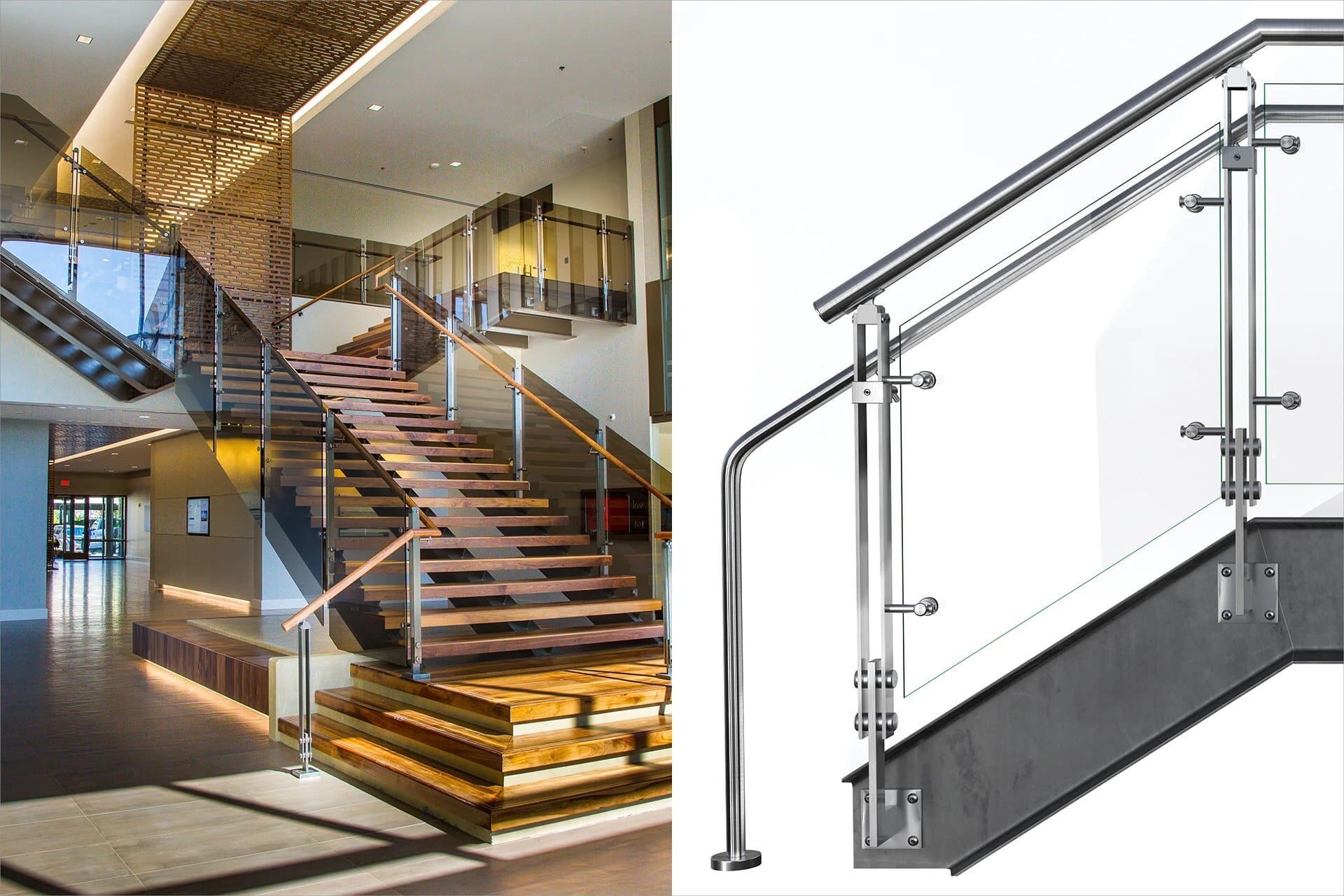 Commercial Glass Railing System - BLADE®