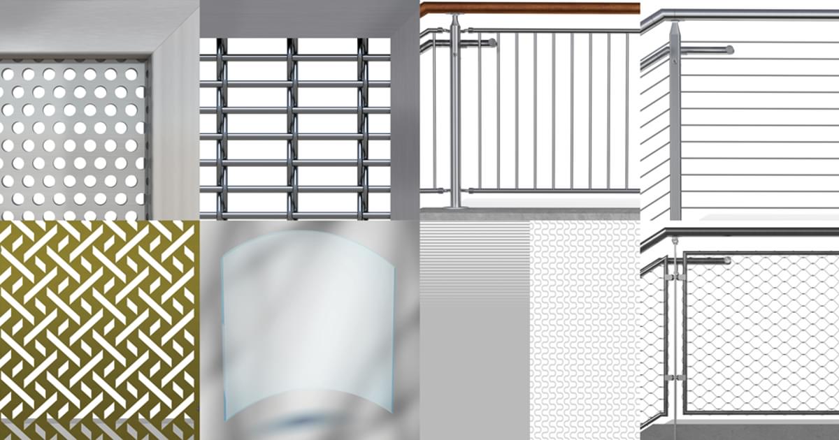 Perf Railing Patterns VIVA Railings | Infill Options by VIVA Railings
