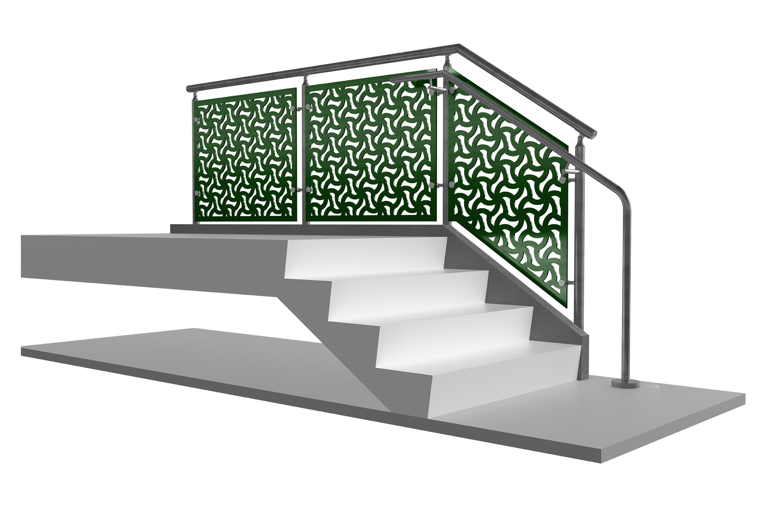 CIRCA™ Laser Cut Metal Panel Railing System | VIVA Railings