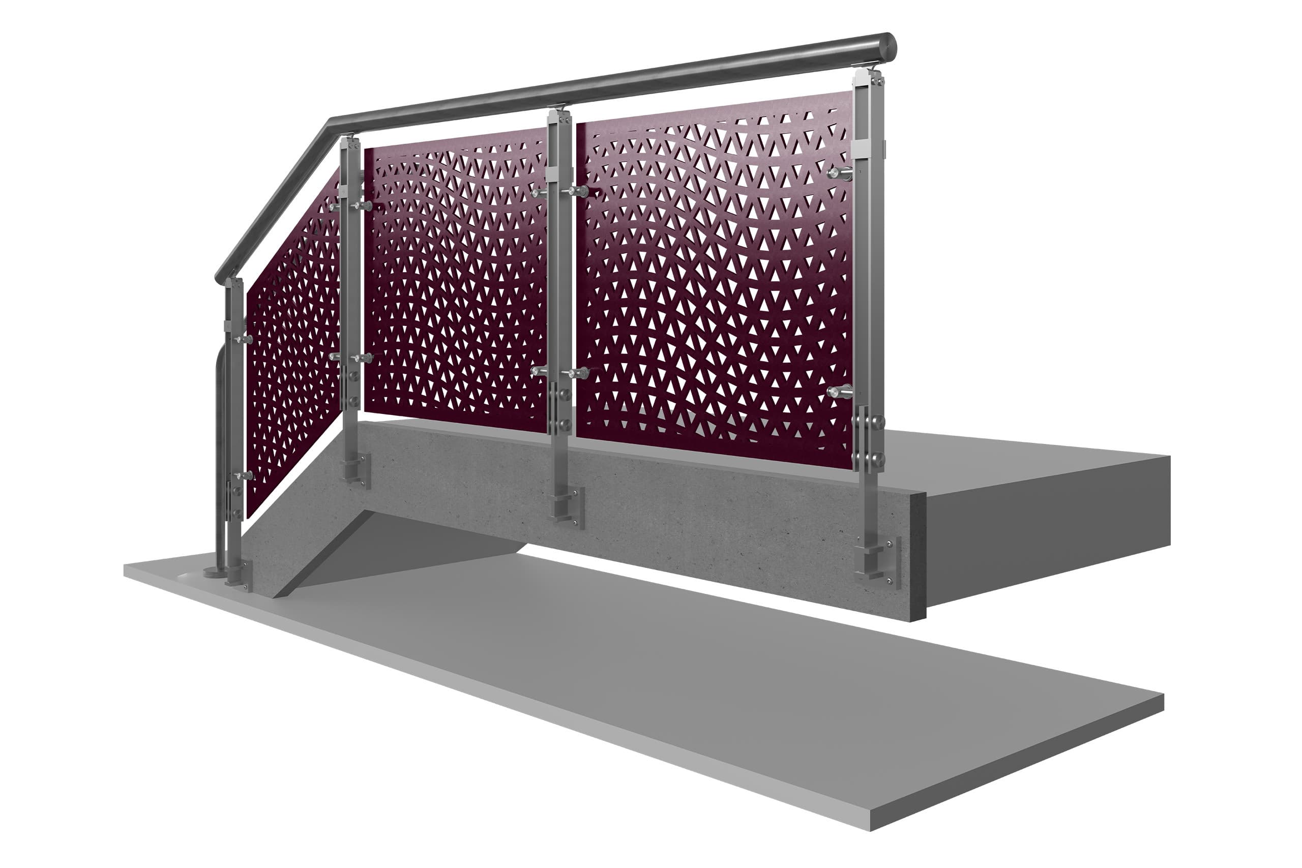 BLADE™ Laser Cut Metal Panel Railing System | Viva… | VIVA Railings