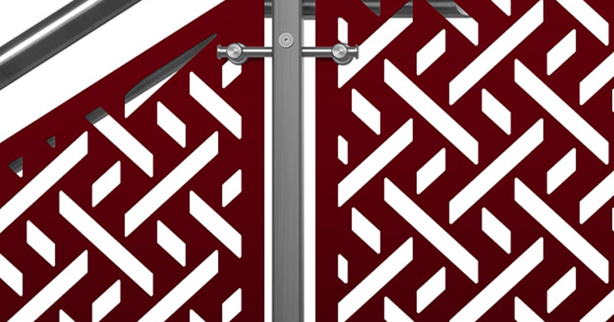 CUBE™ Laser Cut Metal Panel Railing System | VIVA Railings