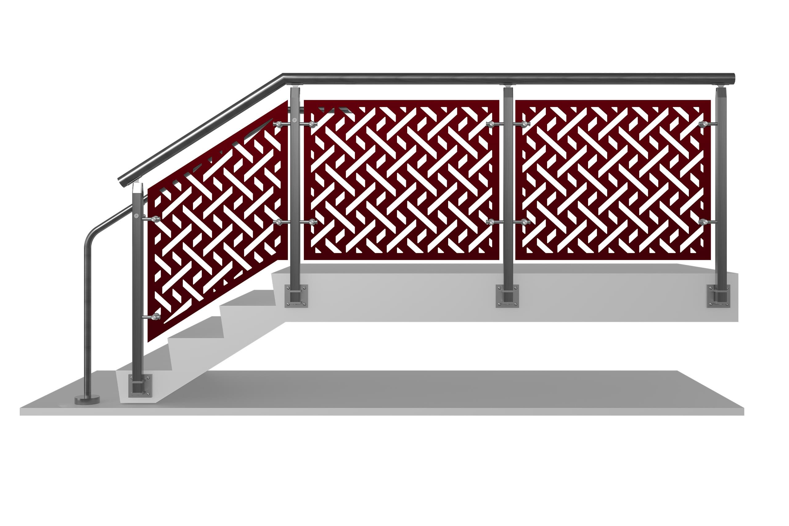 CUBE™ Laser Cut Metal Panel Railing System | VIVA Railings