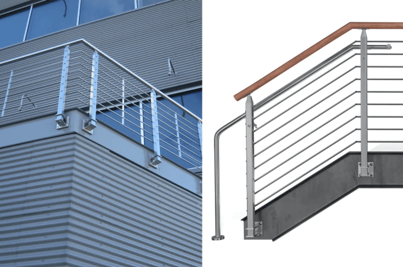 Fascia Mount Railings 101: Benefits, Types, and… | VIVA Railings
