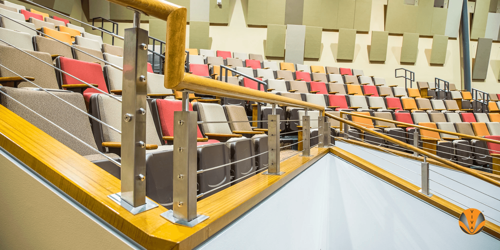 Use Handrail as an Accent with Cable Stair Railing