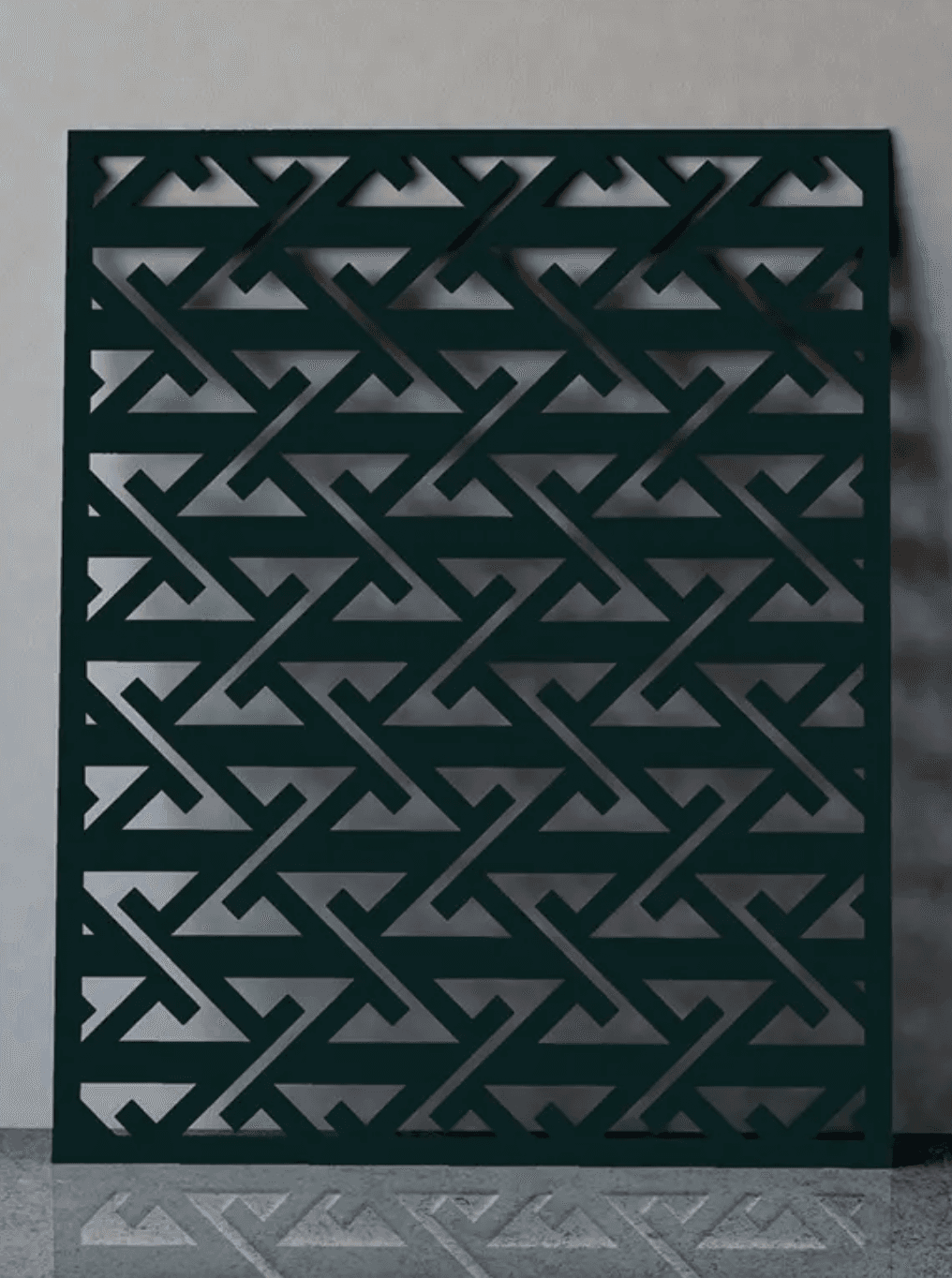 Interior Metal Wall Panels with Decorative Bold Lines