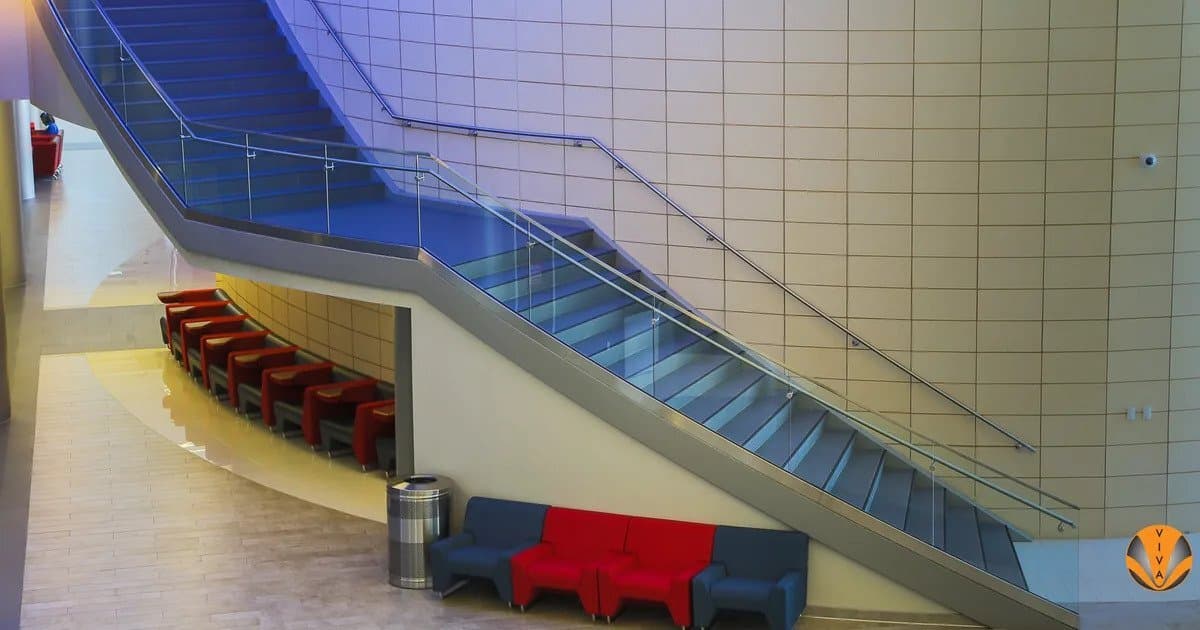 Curved Glass Staircase